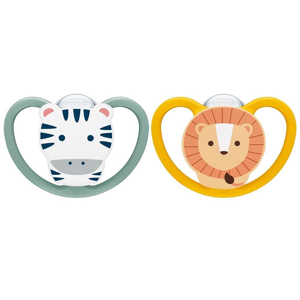 NUK Sut Perfect Match Air Zebra/Lion 6-18 mdr.