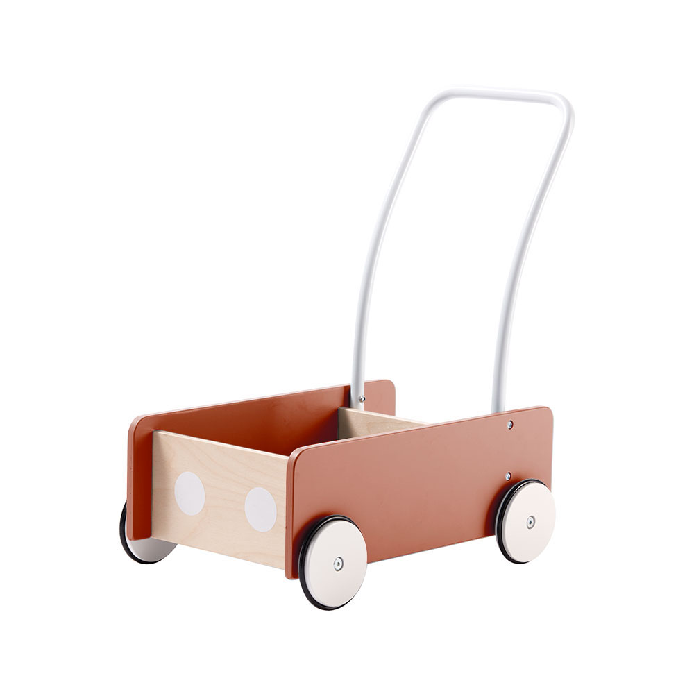 Kids Concept lær-at-gå-vogn rust
