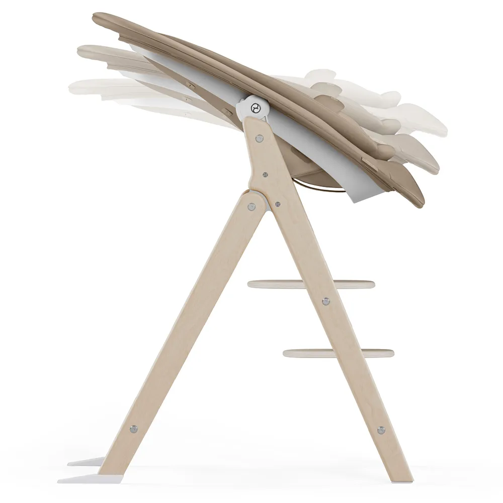 Cybex Click & Fold Spisebordsstol 4-in-1 All White