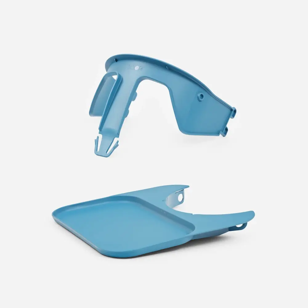 Kaos Klapp babyset Safety Rail & Tray Swedish Blue