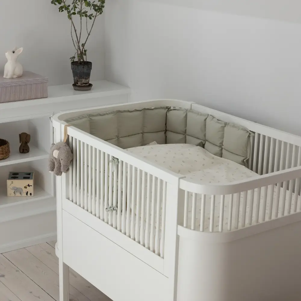 Sebra Krybbebeskytter kapok half-length mist green