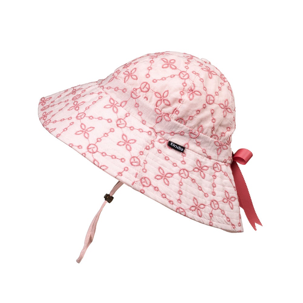 Elodie Details solhjelm Embroidery Anglaise Pink 1-2y