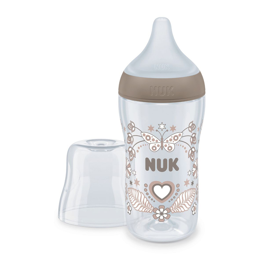 NUK Perfect Match Sutteflaske 260 ml - Hjerte