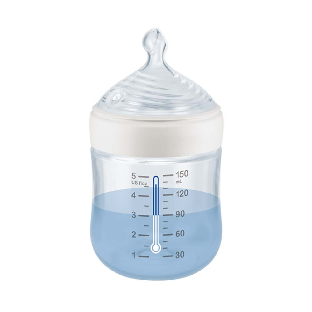 NUK Nature Sense sutteflaske 150 ml hvid