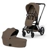 Cybex ePriam barnevogn Matt Black/Coconut Brown