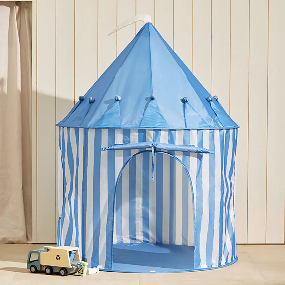 Kids Concept Tent stripe blue STAR