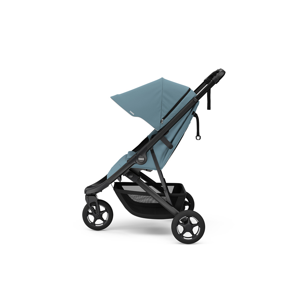 Thule Spring 2 klapvogn Mid Blue on Black
