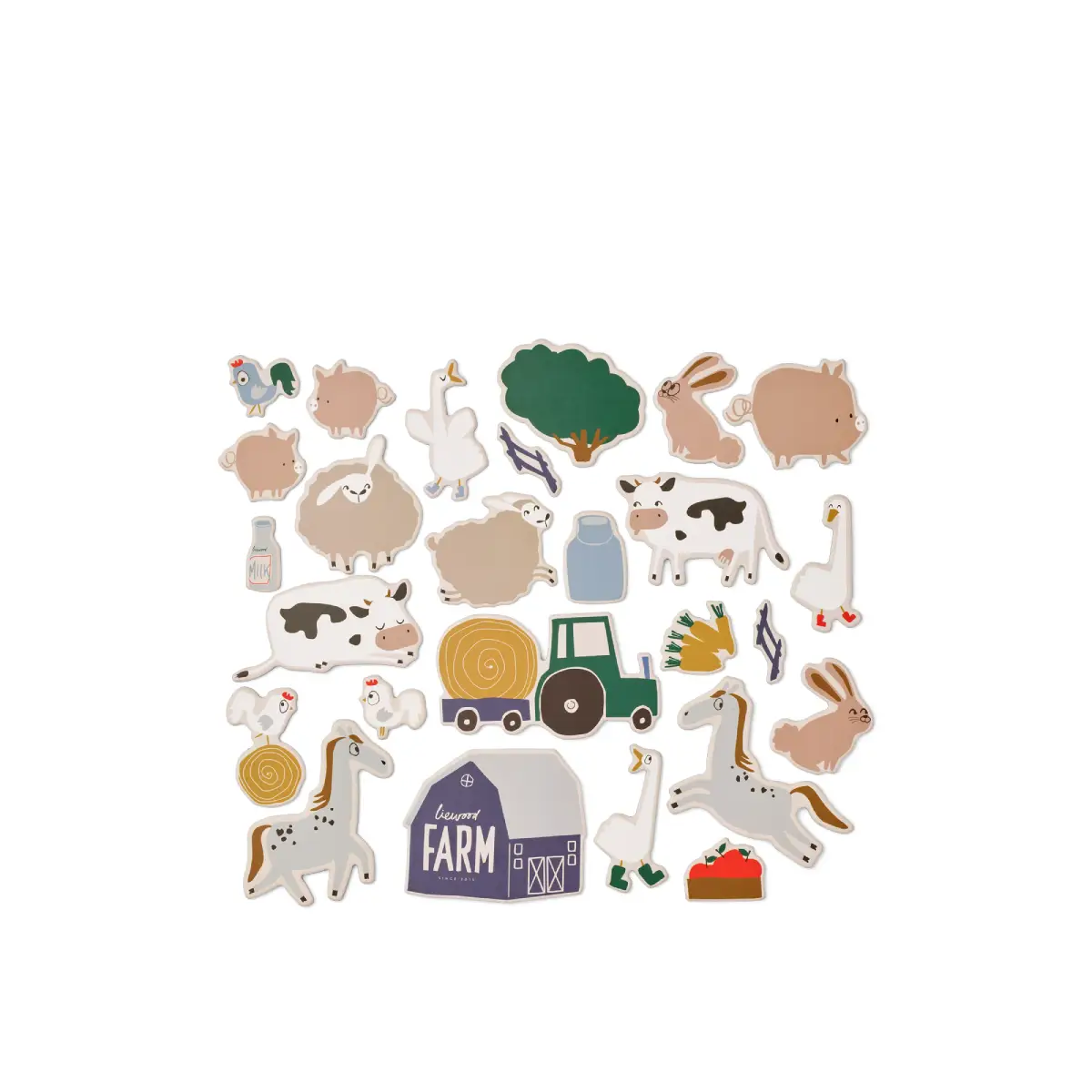 Liewood Vento Farmlife-magneter Farmlife / Sandy