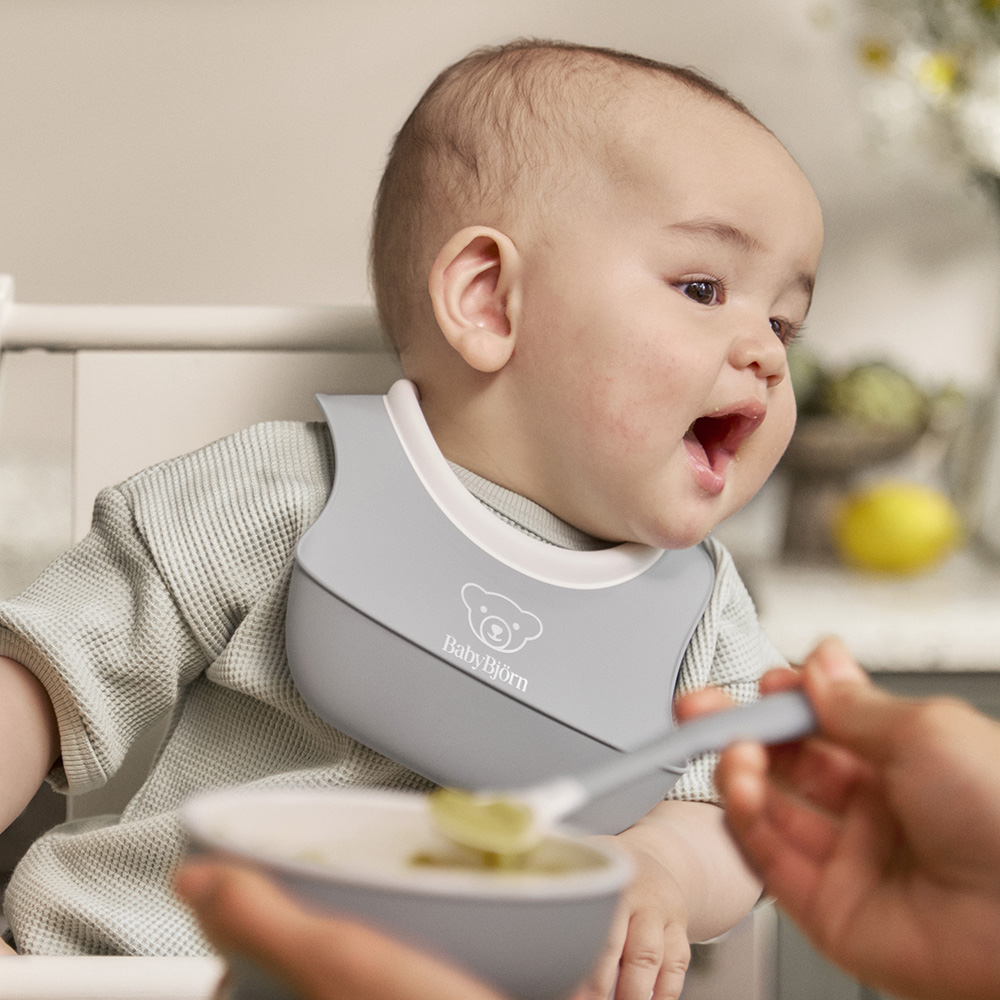 Babybjörn børnemiddagssæt 3 stk. Grå
