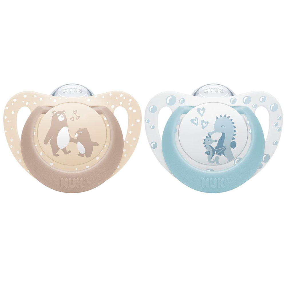 NUK first choice bear/seahorse 0-6 m
