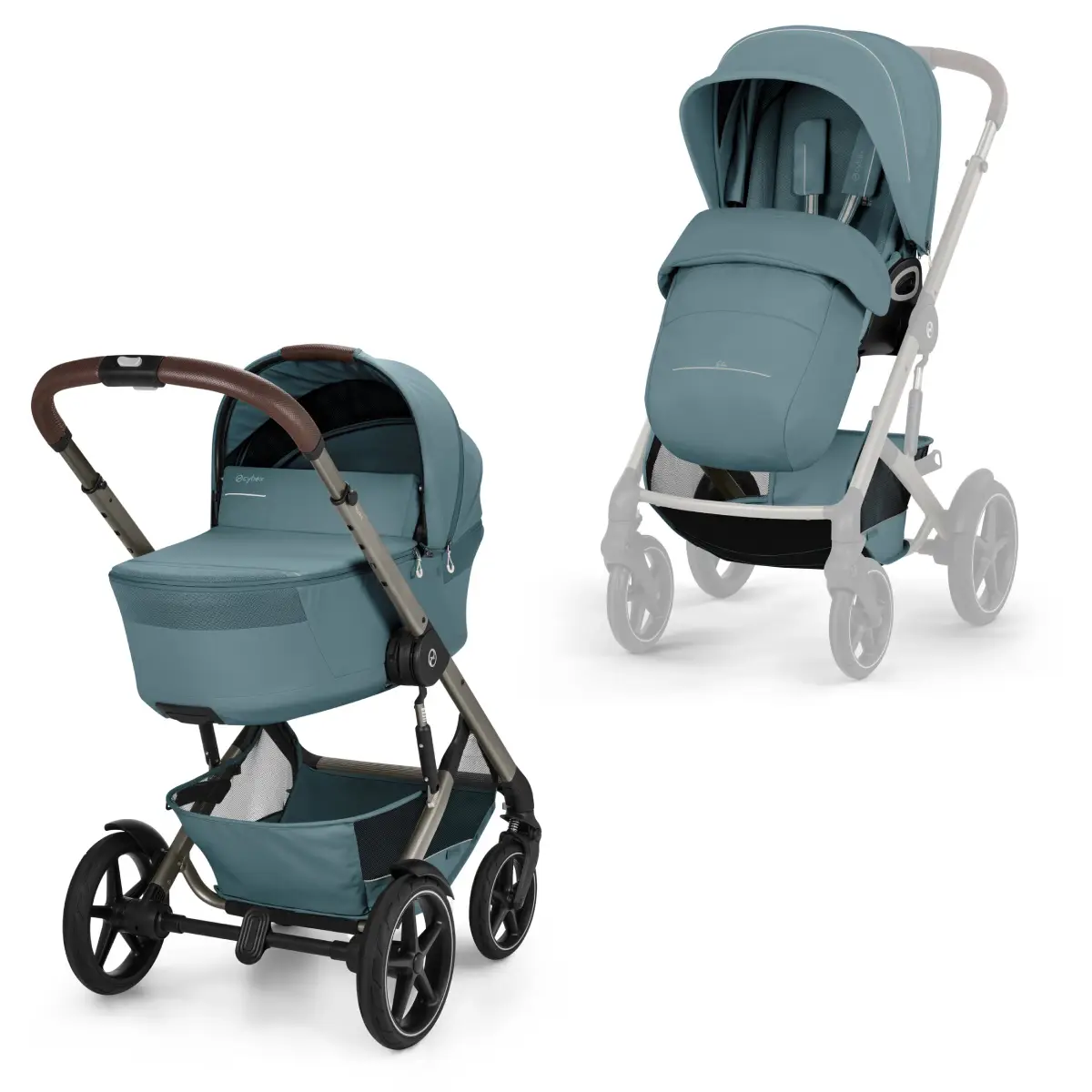 Cybex Talos S Lux TPE inkl. sammenklappelig lift Stormy Blue