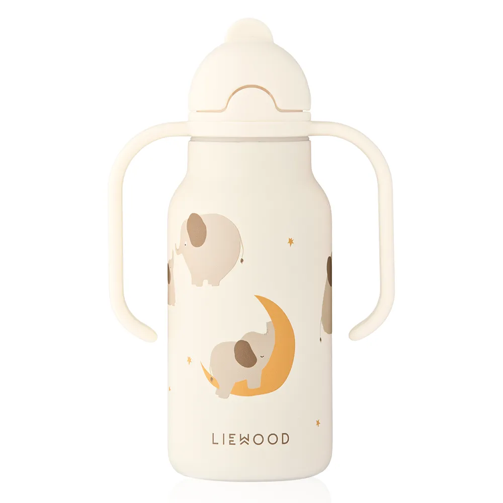 Liewood Kimmie vandflaske 250 ml Elephant / Creme de la creme