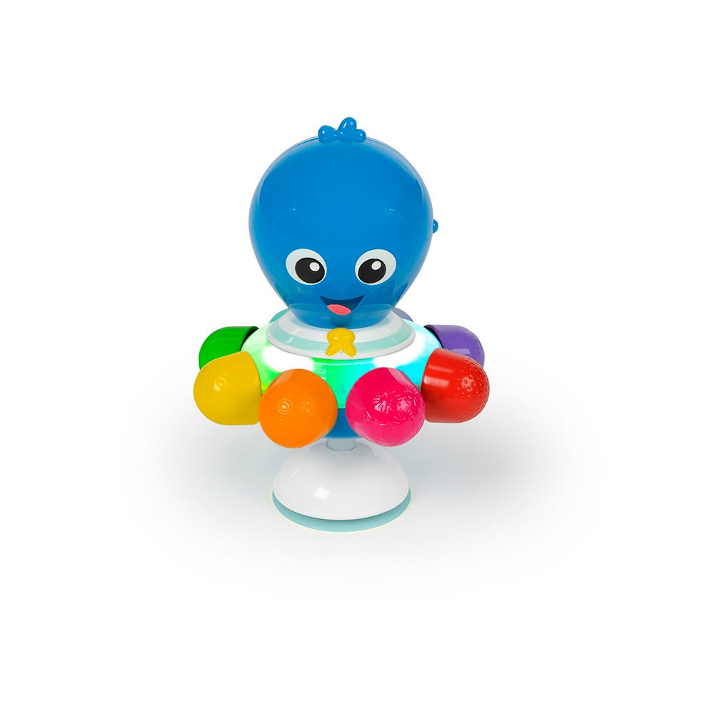 Baby Einstein blæksprutte, der gløder og snurrer