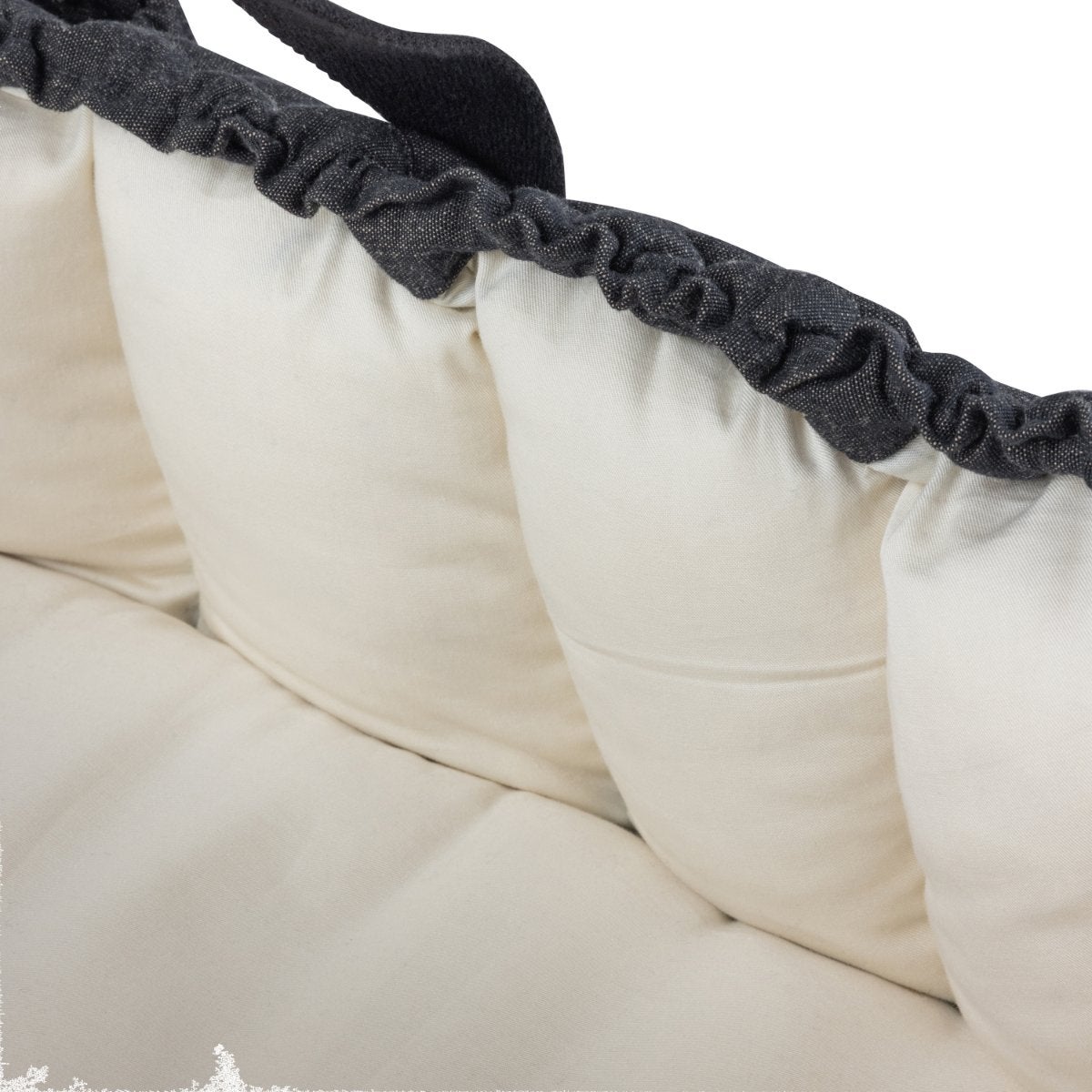 Sebra Babynest 3-i-1 med kaleche dark grey melange