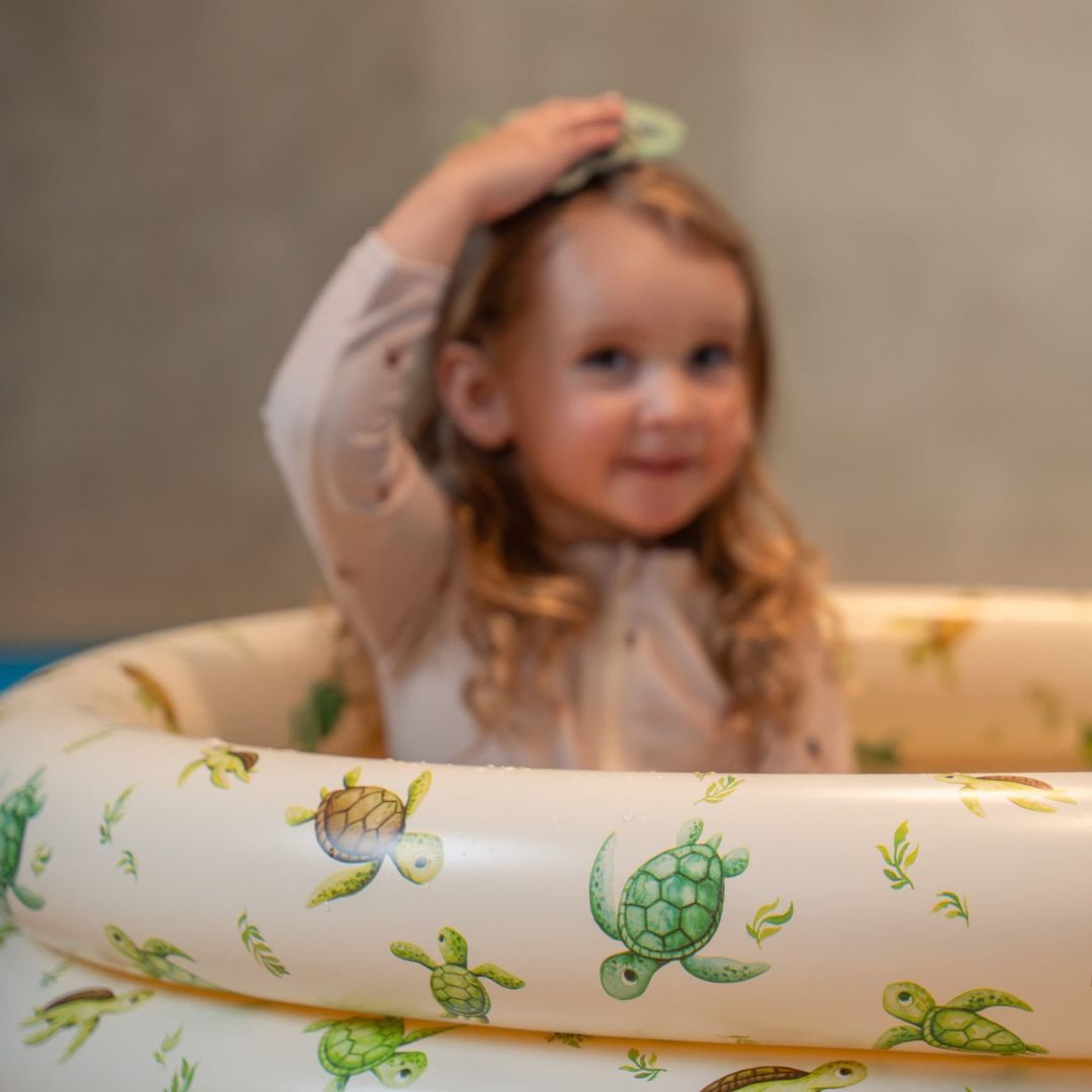 Filibabba Pool 150 cm Alfie - Første svømmetur
