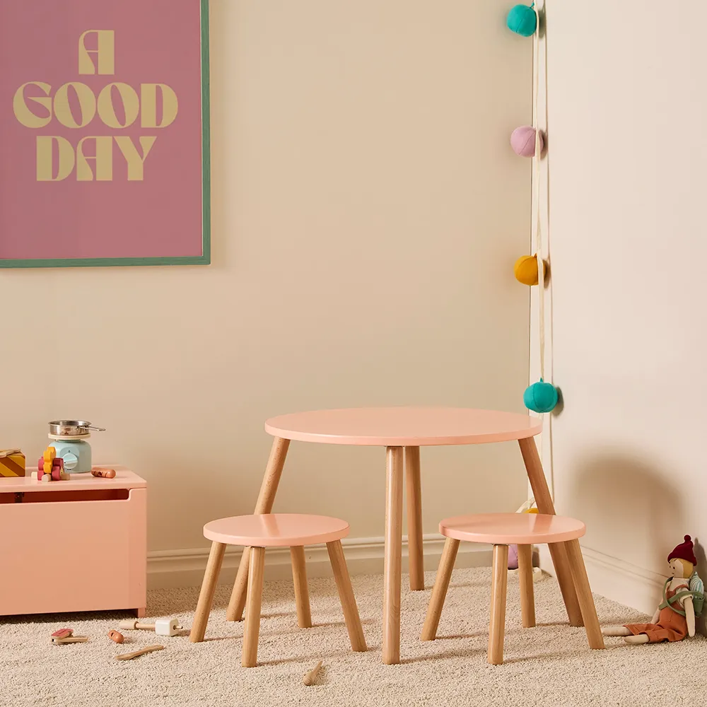 Kids Concept Bord og skamler abrikos
