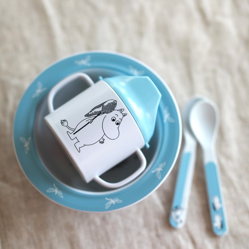 Rätt start Moomin Water & Bath, skeer, 2-pak, blå