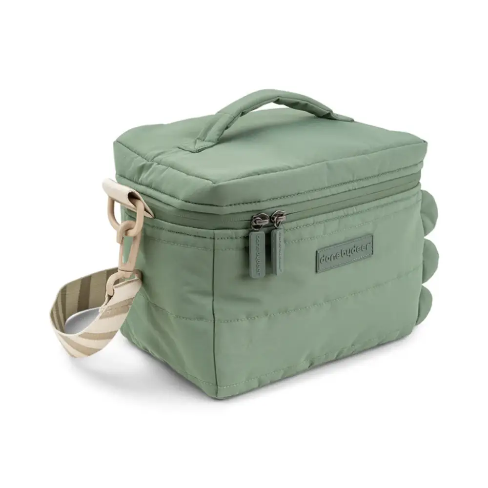Done by Deer Quiltet isoleret taske Croco Green