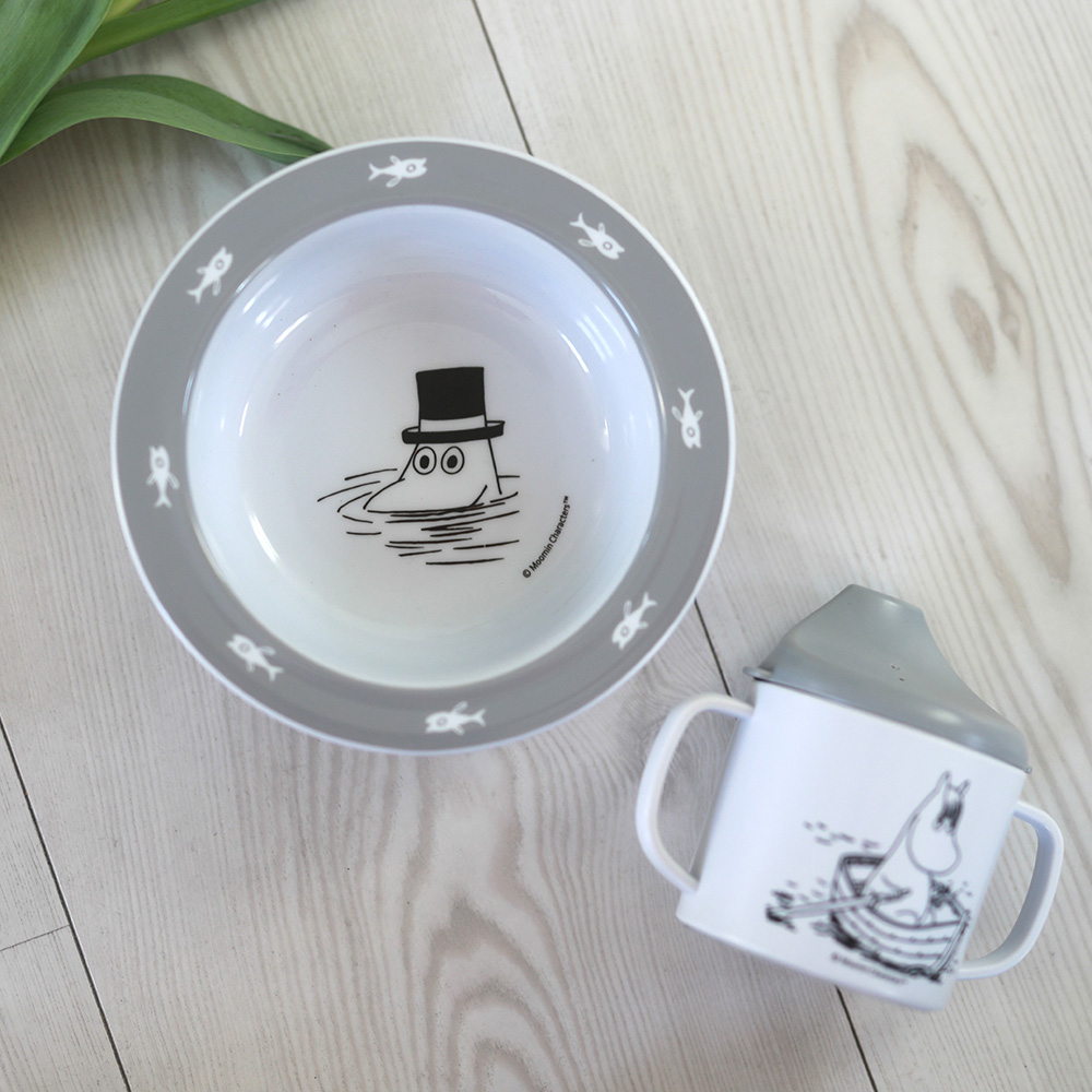 Rätt Start Moomin Vand & Bad, Sugekopplade, grå