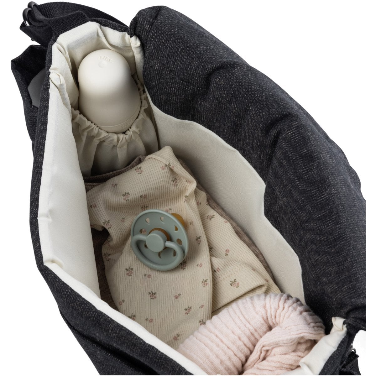 Sebra On-the-go mini pusletaske dark grey melange