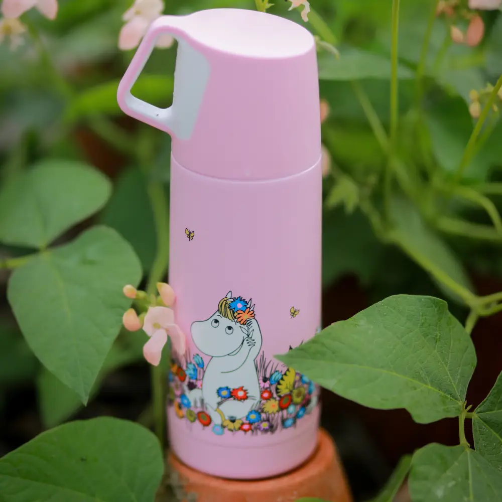 Rätt start Mumi Eng Termokande 350 ml pink