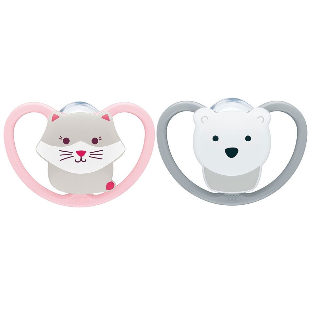 NUK Sut Perfect Match Air Cat/Polar Bear 18 mdr.+