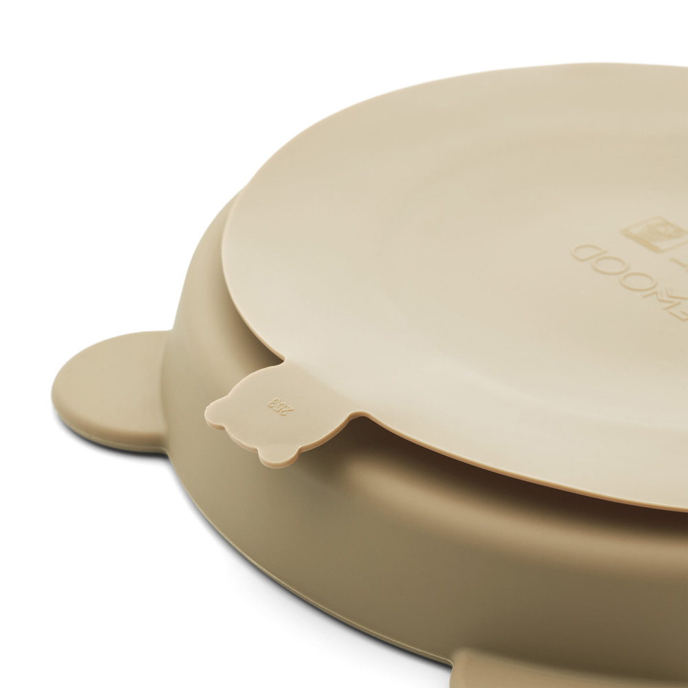 Liewood Stacy skiller sugeplade 2-pak Sandy / Oat  3077