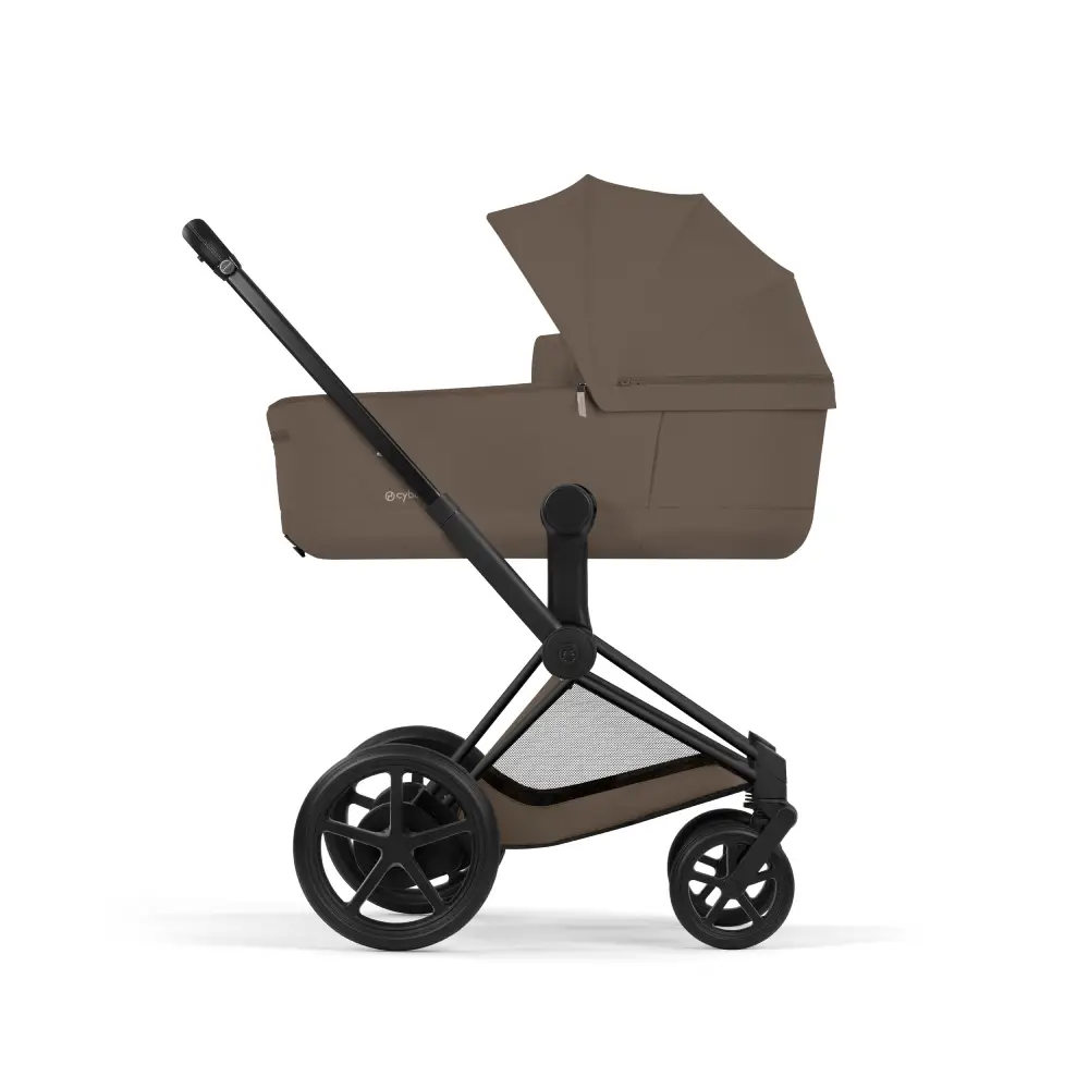 Cybex ePriam barnevogn Matt Black/Coconut Brown