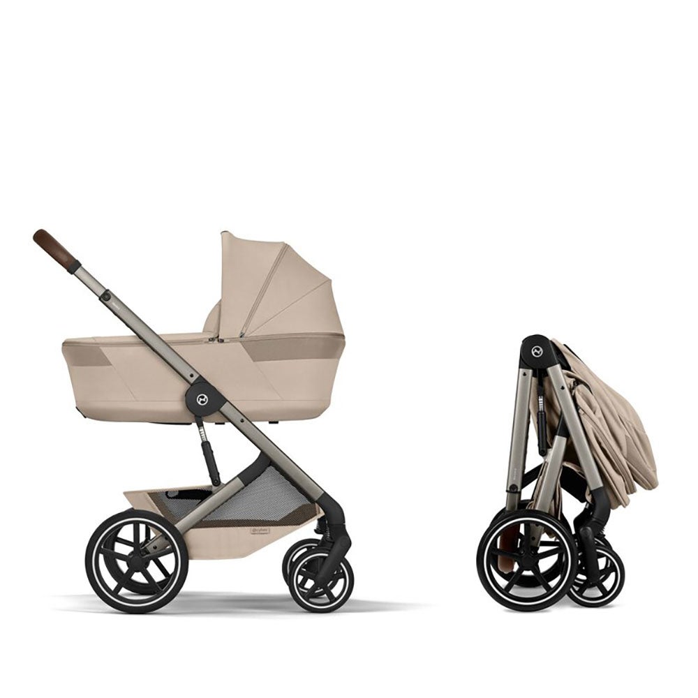 Cybex Balios S Lux TPE inkl. sammenklappelig lift Almond Beige