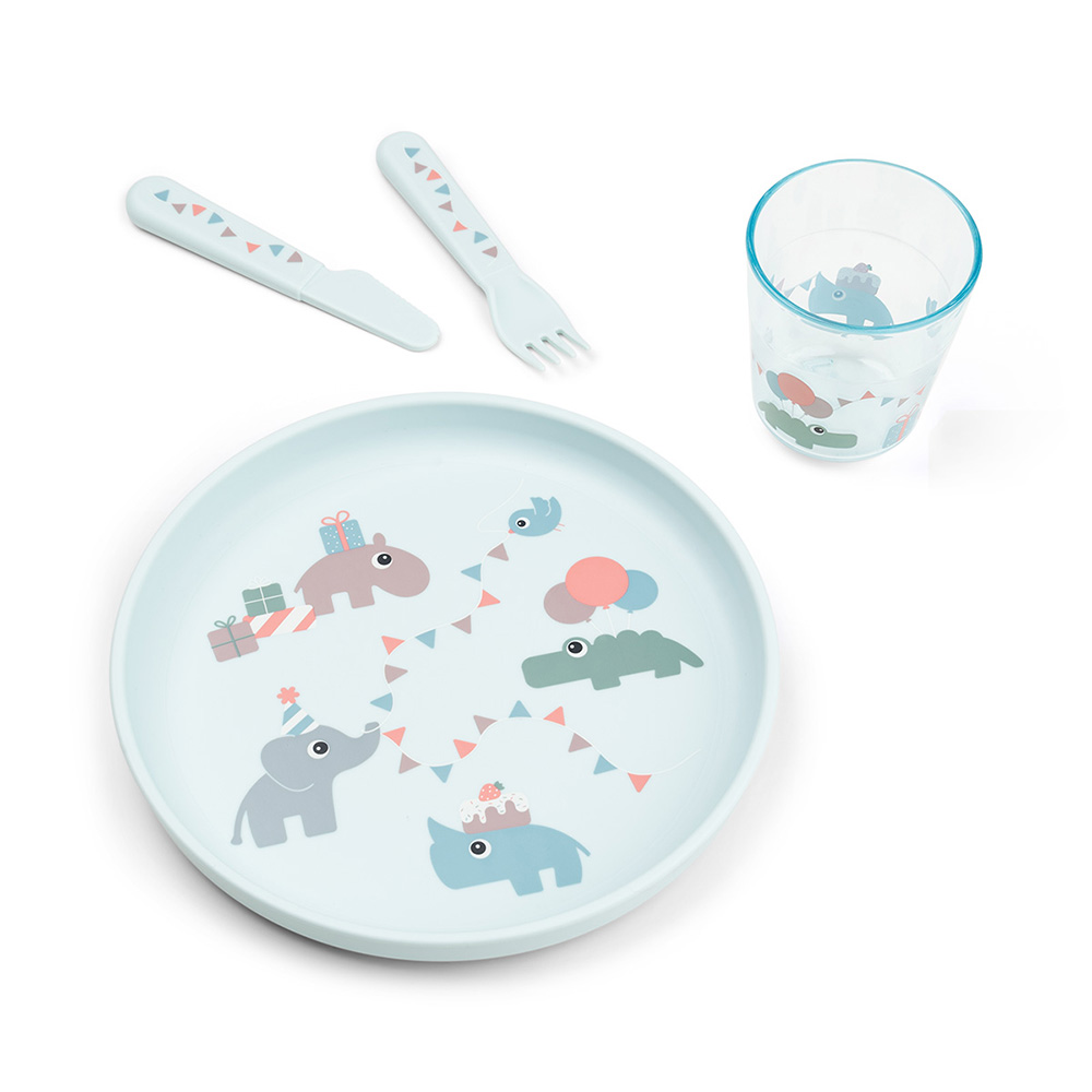 Done by Deer Foodie middagssæt Celebration Blue