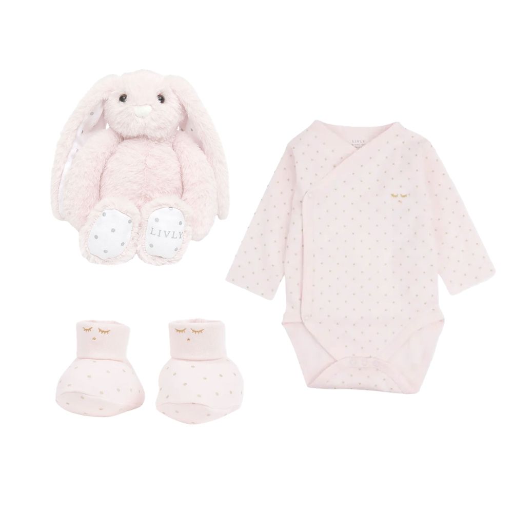 Livly nyfødt pakke rosa