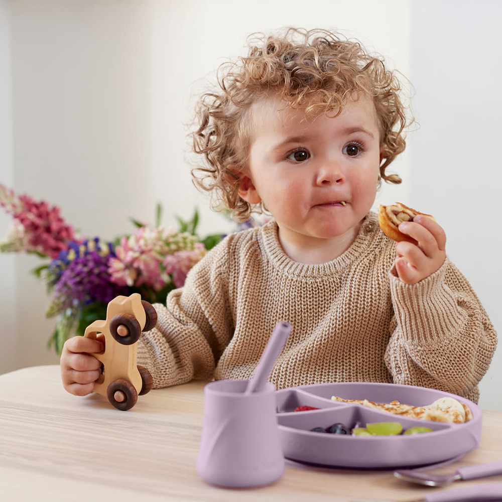 Everyday Baby Silikoneplade med sugekop Light Lavender