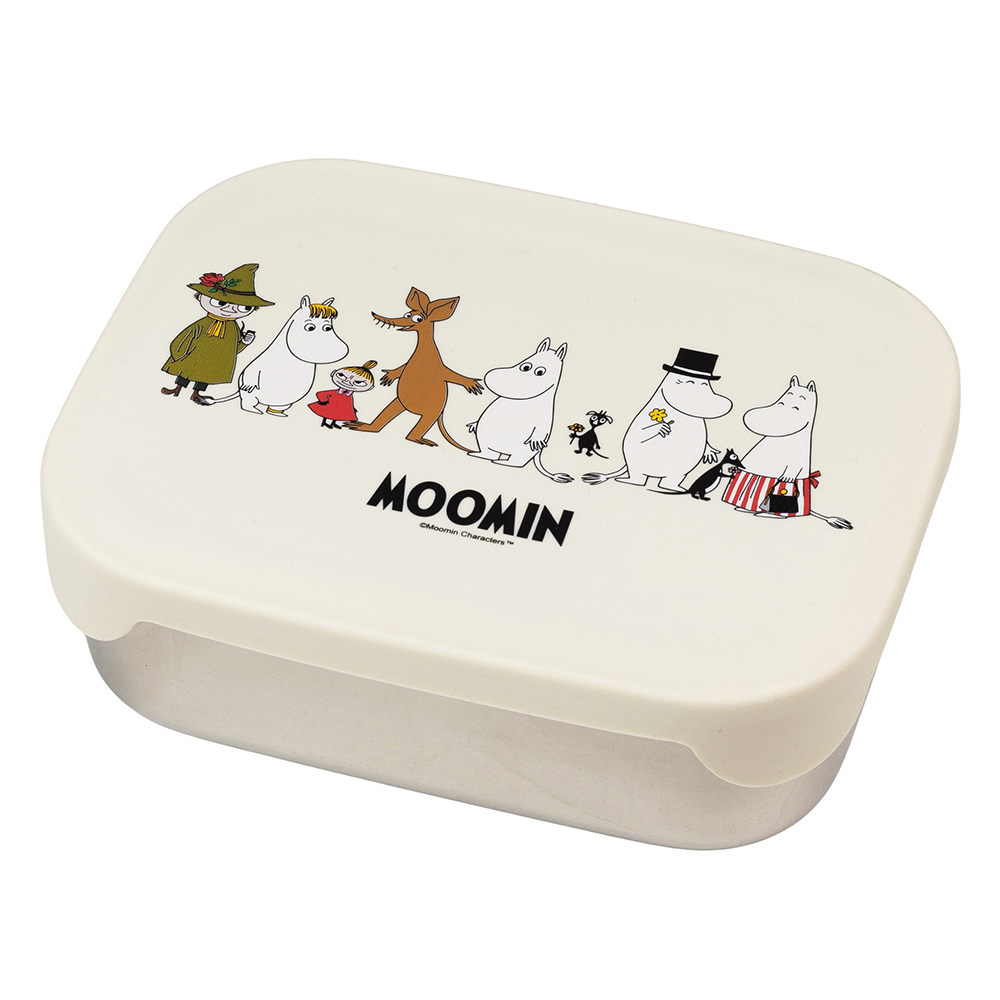 Rätt start Moomin Family, Tin madkasse Beige