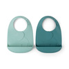Done by Deer Peekaboo hagesmæk 2-pak Elphee Blue