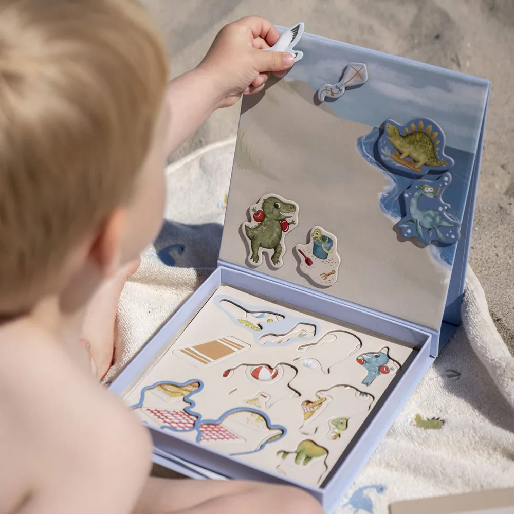 Filibabba Magnetisk spil - Dino Beach