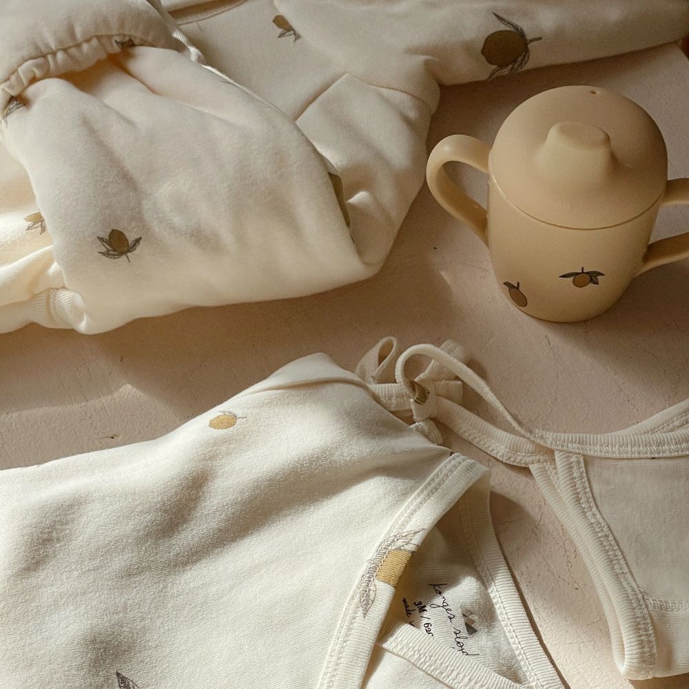 Konges Sløjd 2 Pack Sippy Cup Lemon-One Size