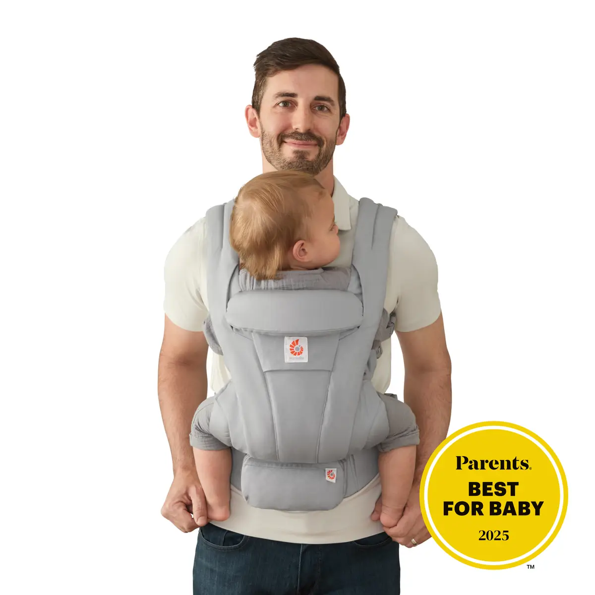 Ergobaby Omni Deluxe Cotton Bæresele - Pearl Grey