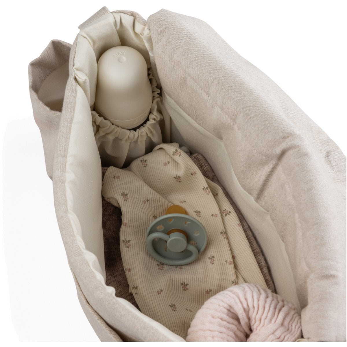 Sebra On-the-go mini pusletaske morning beige melange