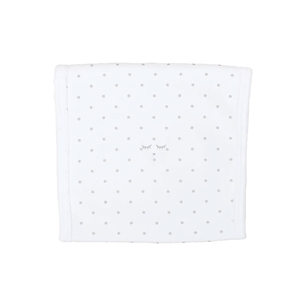 Livly Saturday Burp Blankie White