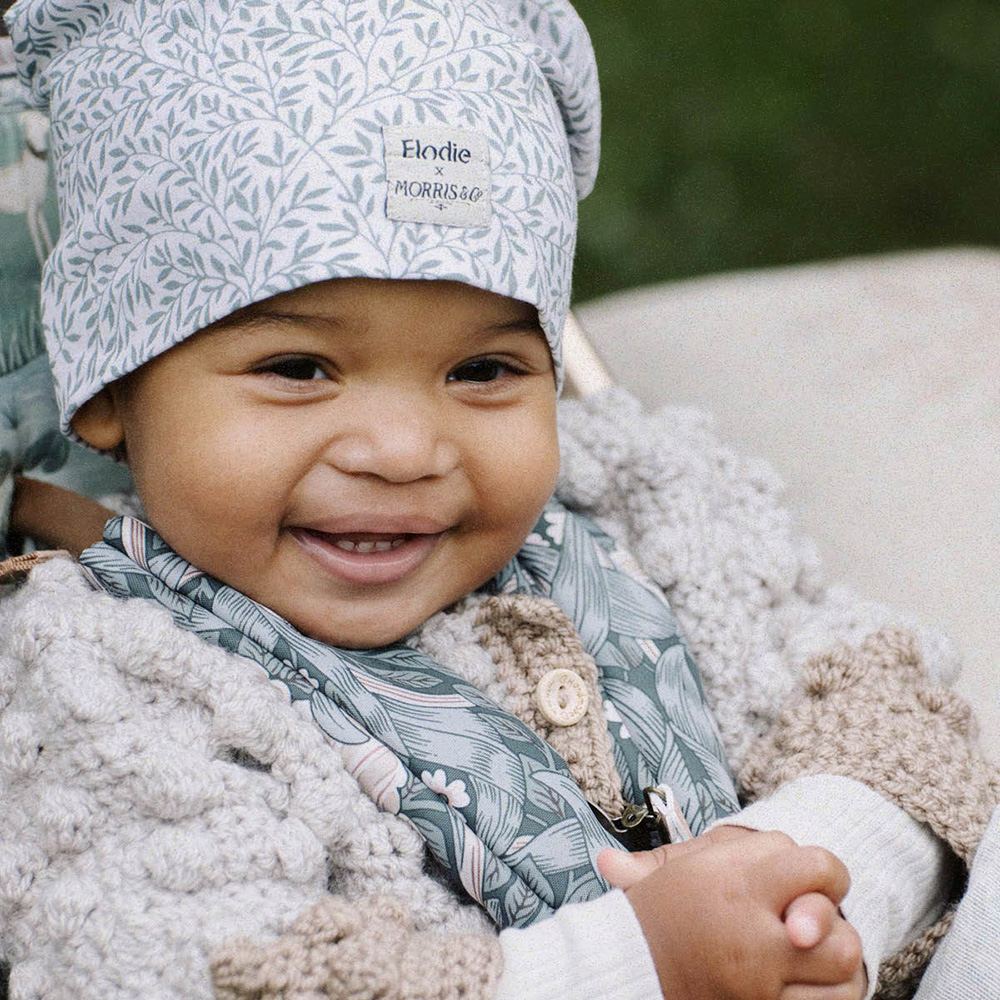 Elodie Cotton Hat Logo- Standen 0-6m