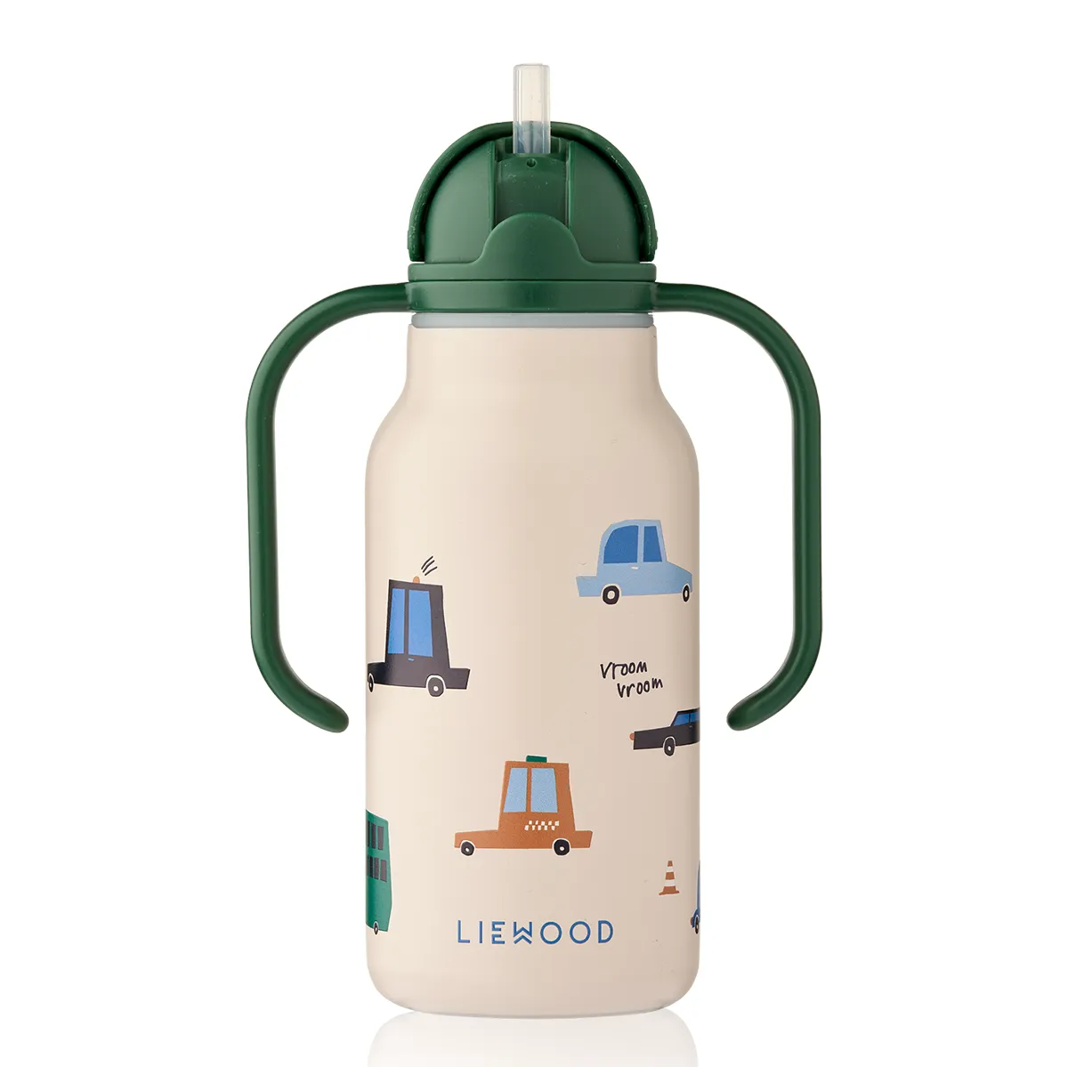 Liewood Kimmie vandflaske 250 ml Cars / Sandy