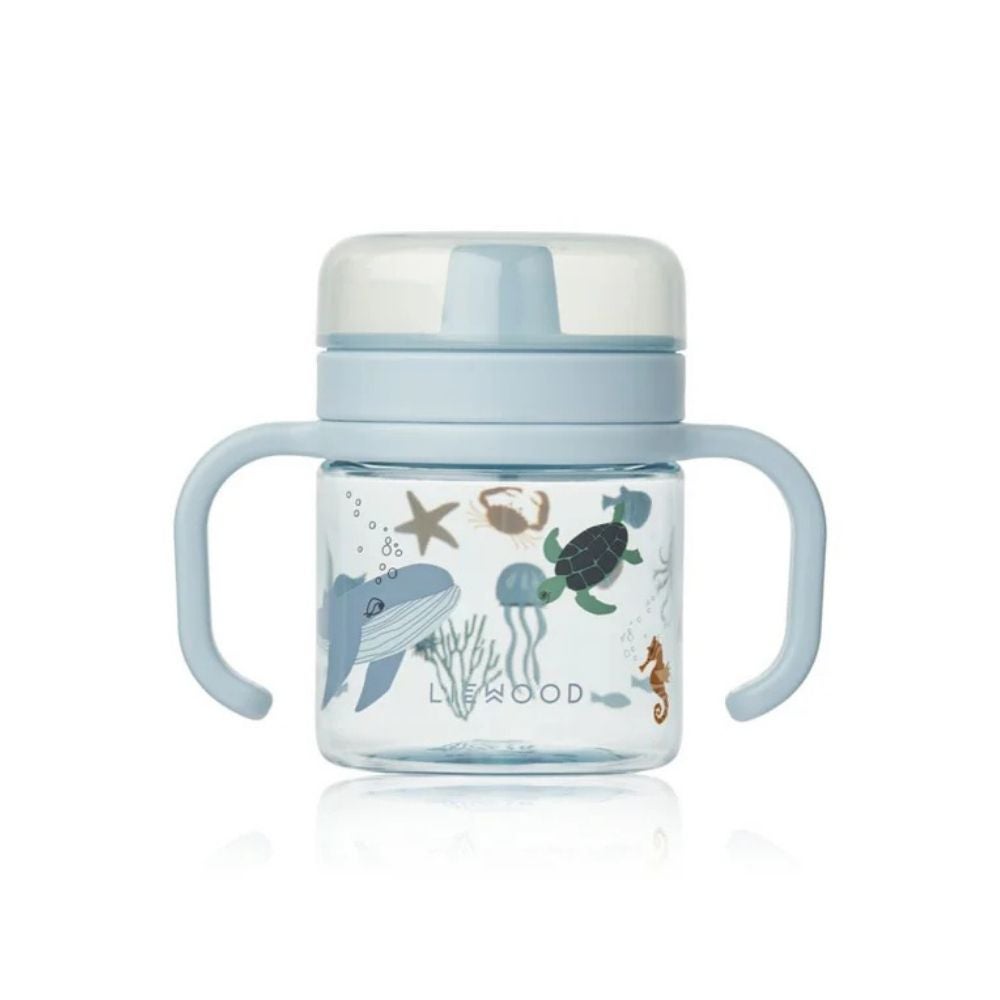 Liewood Kylo drikkekop i tritan 280 ml - Sea Creature / Sandy