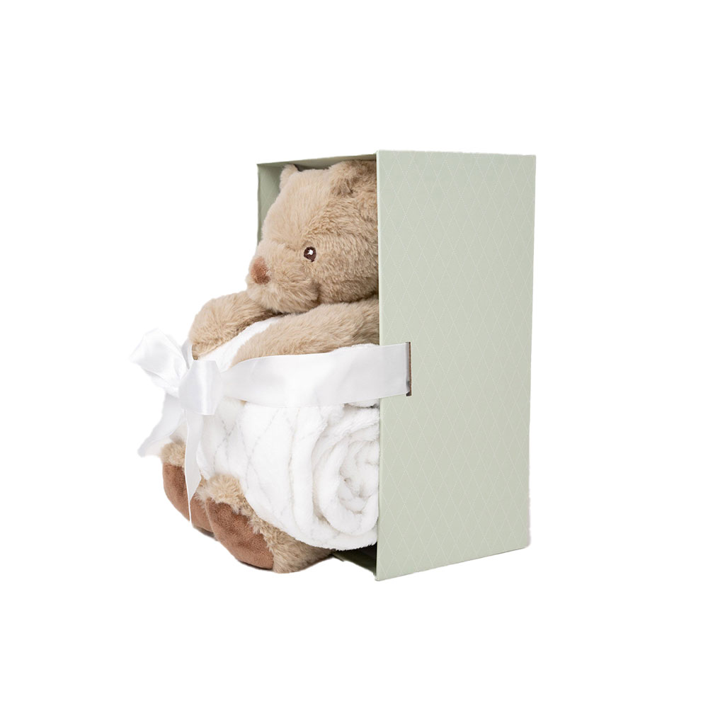 Teddykompaniet Sven med tæppe i displayboks