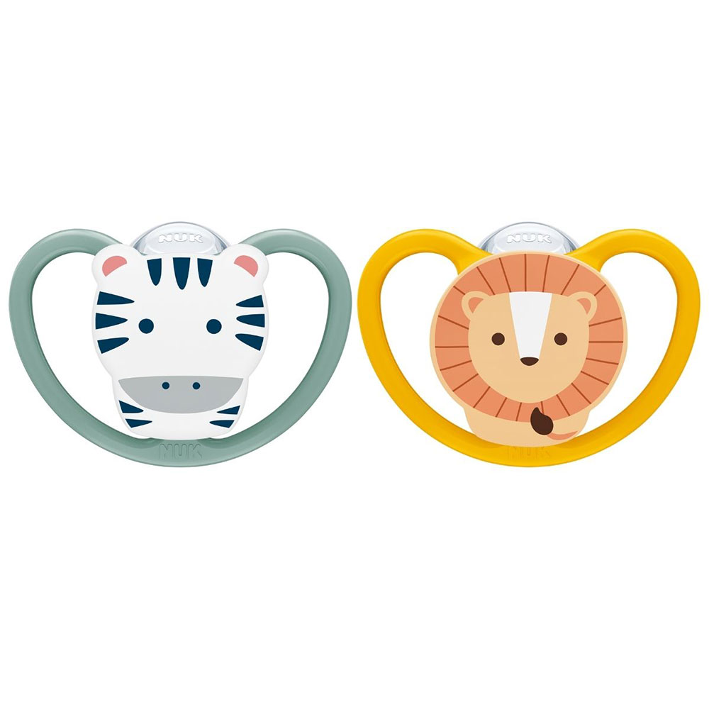 NUK Sut Perfect Match Air Zebra/Lion 18 mdr.+