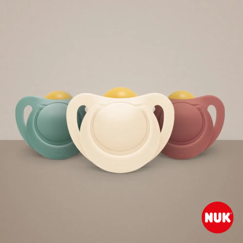 NUK for Nature Latex Sut 18-36 m - Grøn/Creme