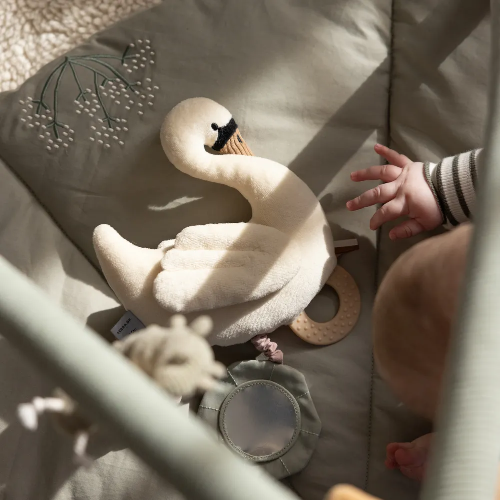 Sebra hængende aktivitetslegetøj svane