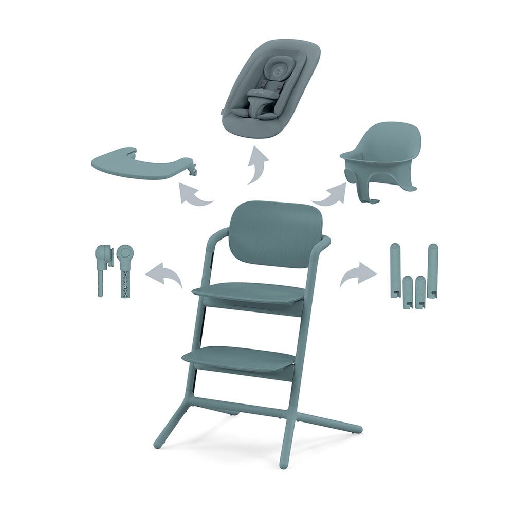 Cybex LEMO højstol 4in1 Stone Blue