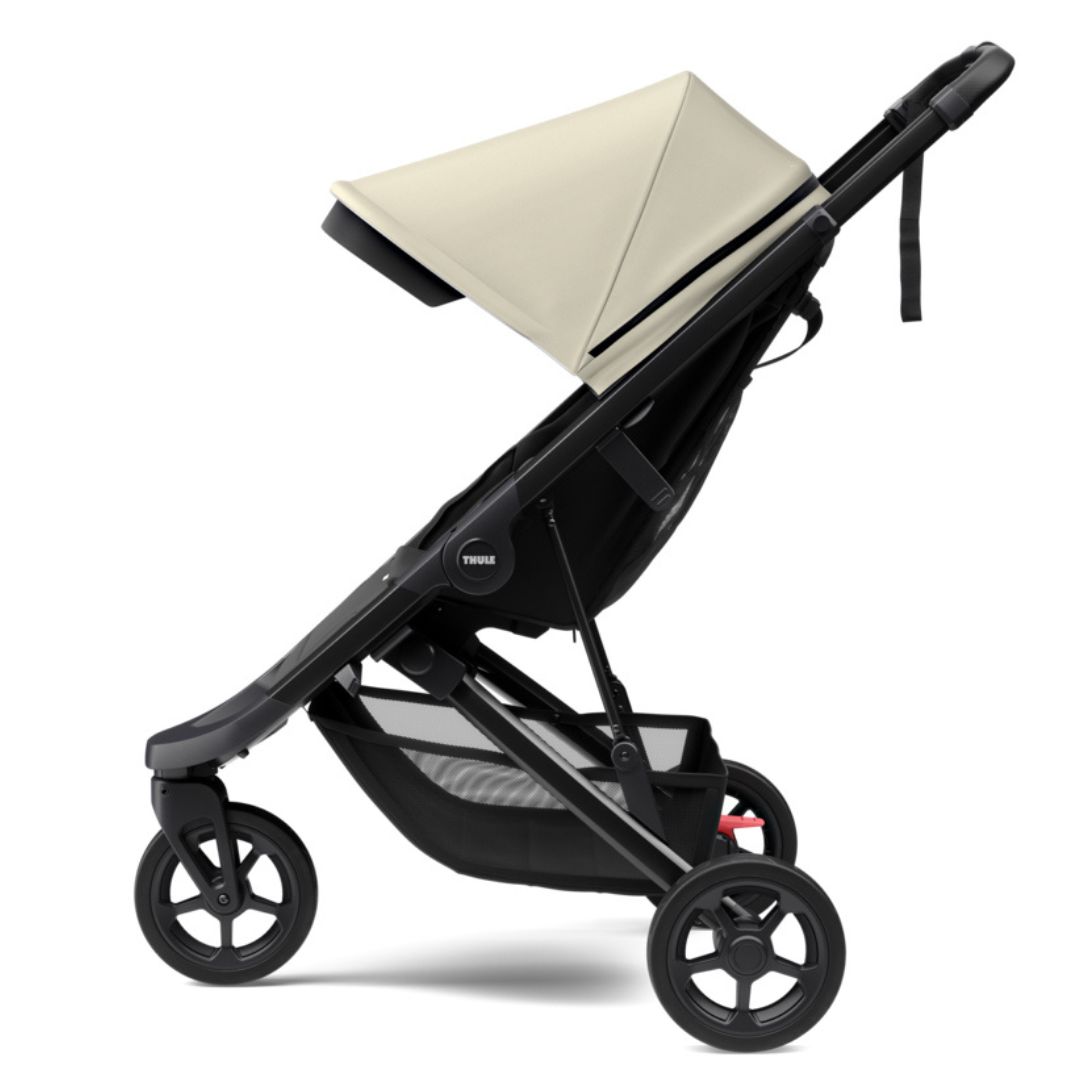 Thule Spring klapvogn + fodstøtte & stang