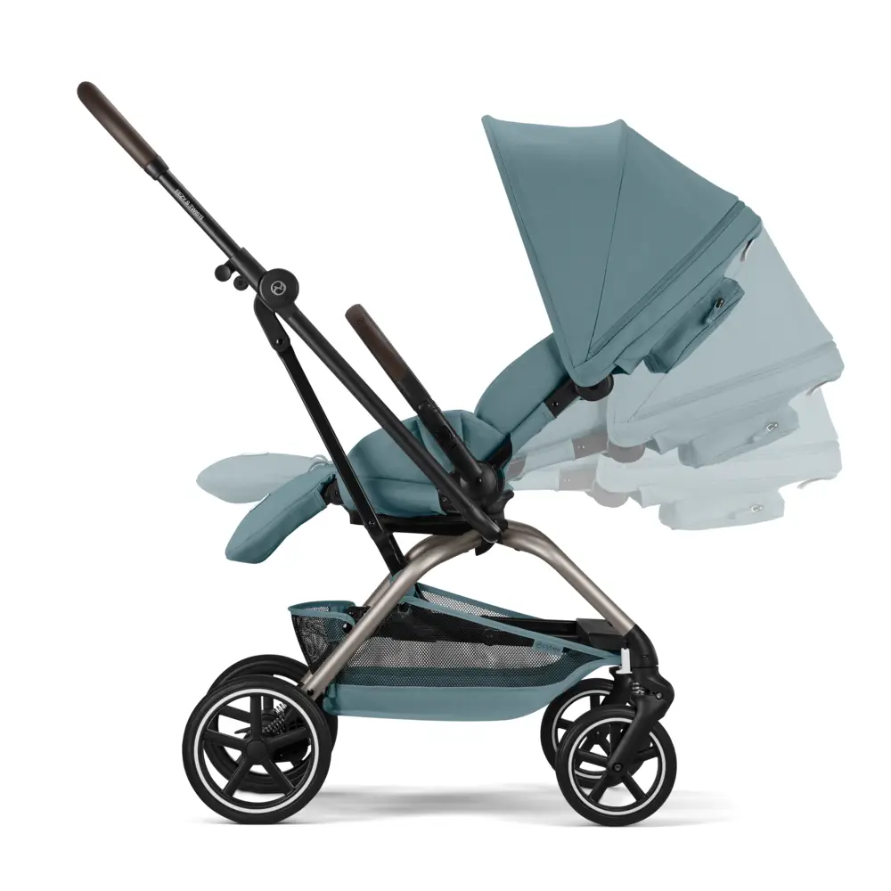 Cybex EEZY S TWIST Barnevogn+ 2 TPE Stormy Blue