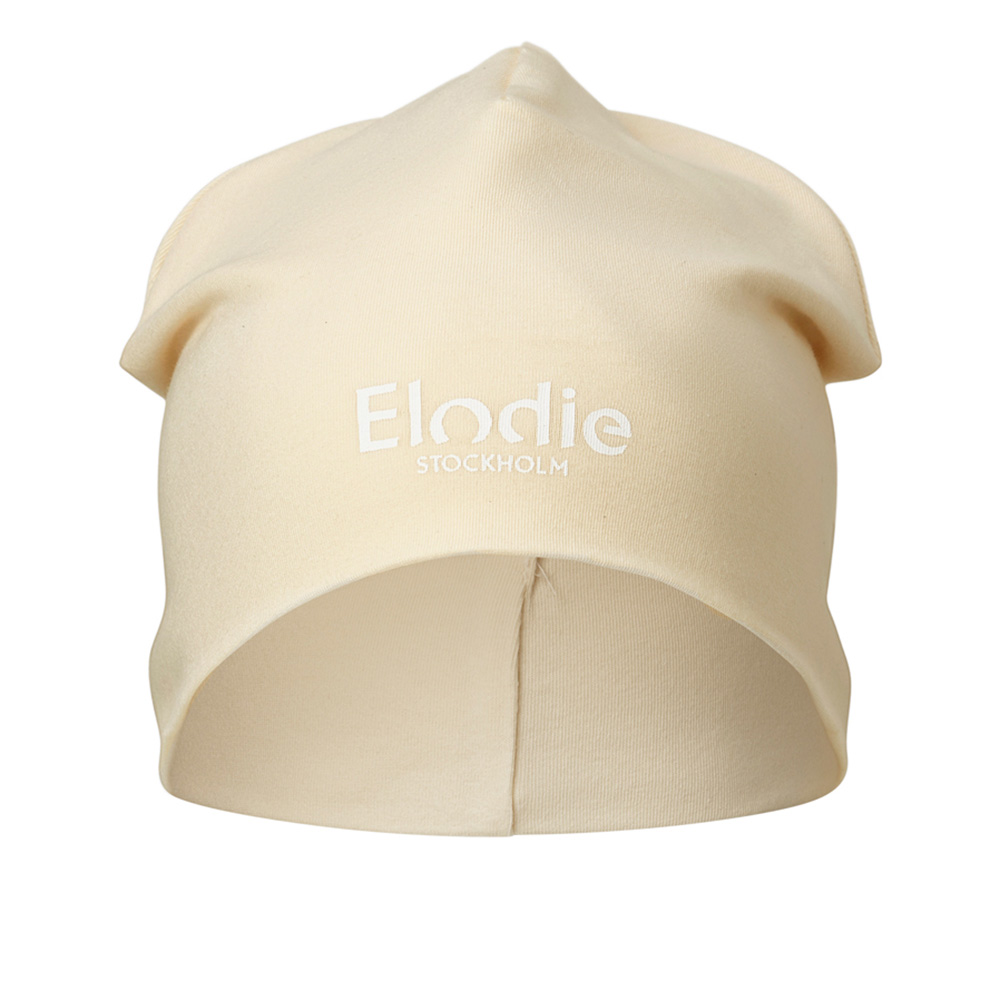 Elodie  bomuldshætte Logo Oat White 1-2 y